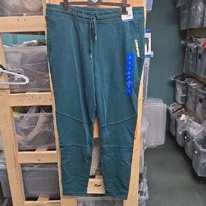 Champion Size L Green Blue Jogger Style Pant